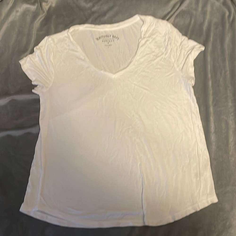Seriously Soft White Tee